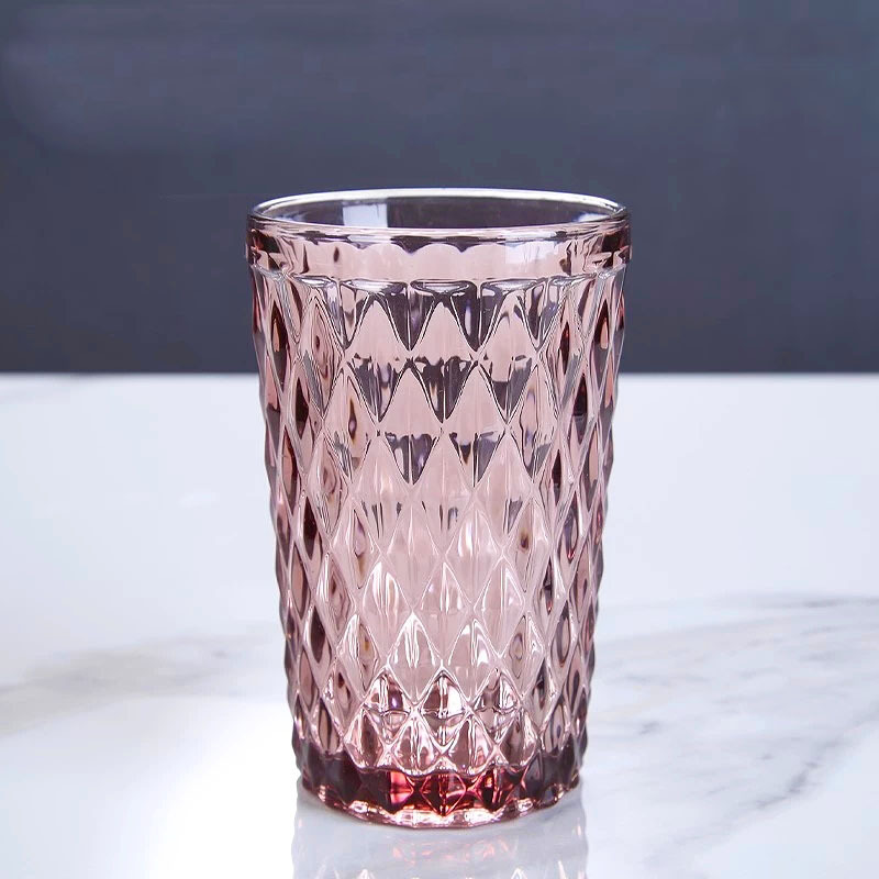 Vintage color glasses juice cup water glass glassware wholesale